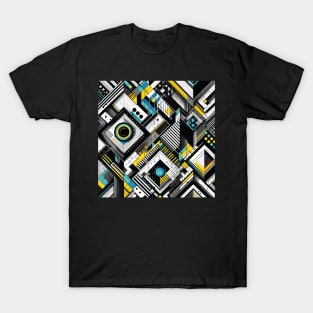 Geometric Abstract Design T-Shirt